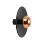 Opviq Node - 16150 Lámpara de Pared de Metal Negro y Cobre